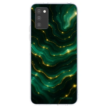 Picasee husă transparentă din silicon pentru Samsung Galaxy A02s A025G - Emerald