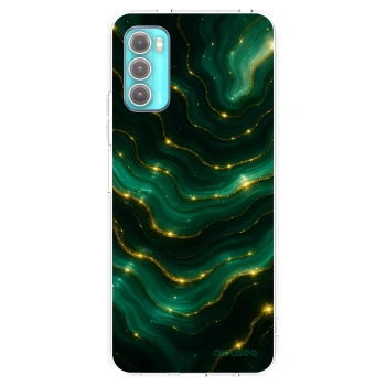 Picasee husă transparentă din silicon pentru Motorola Moto G60 - Emerald