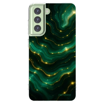 Picasee husă transparentă din silicon pentru Samsung Galaxy S21 FE 5G - Emerald