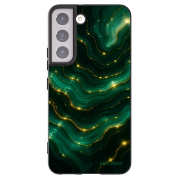 Picasee husă neagră din silicon pentru Samsung Galaxy S22 5G - Emerald