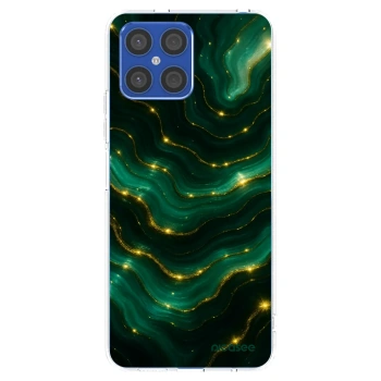 Picasee husă transparentă din silicon pentru Honor X8 4G - Emerald