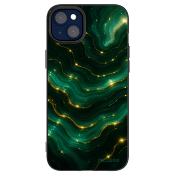 Picasee husă neagră din silicon pentru Apple iPhone 14 Plus - Emerald