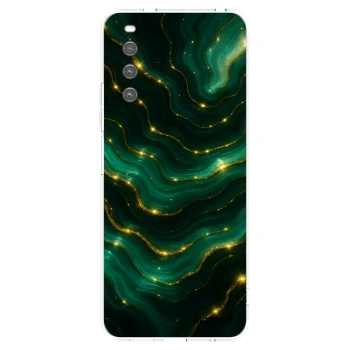 Picasee husă transparentă din silicon pentru Sony Xperia 10 IV 5G - Emerald