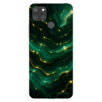 Picasee husă transparentă din silicon pentru Realme C21Y - Emerald