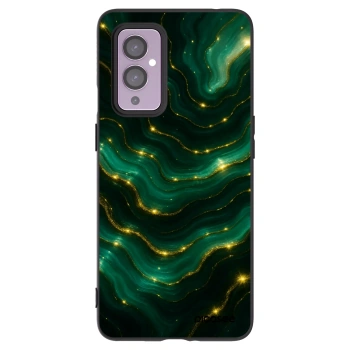 Picasee husă neagră din silicon pentru OnePlus 9 - Emerald