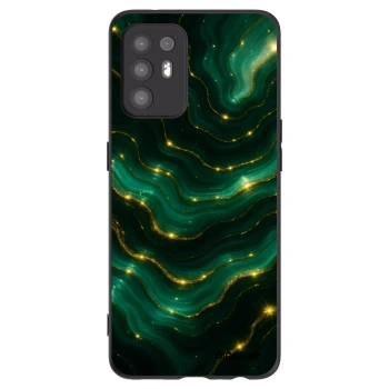 Picasee husă neagră din silicon pentru OPPO A94 5G - Emerald
