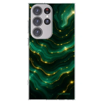 Picasee husă transparentă din silicon pentru Samsung Galaxy S23 Ultra 5G - Emerald