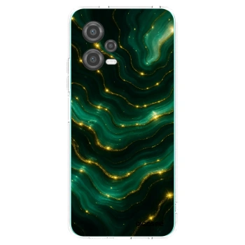 Picasee husă transparentă din silicon pentru Xiaomi Poco X5 - Emerald