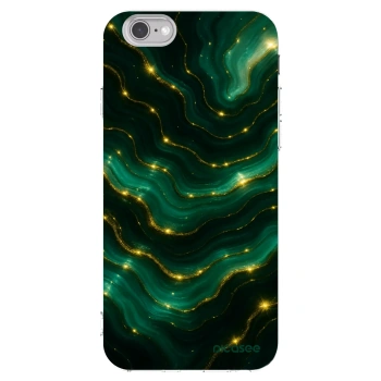 Picasee husă transparentă din silicon pentru Apple iPhone 6/6S - Emerald