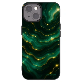 Picasee husă neagră din silicon pentru Apple iPhone 15 - Emerald