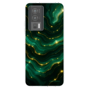 Picasee husă transparentă din silicon pentru Xiaomi Poco F5 Pro 5G - Emerald