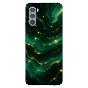 Picasee husă transparentă din silicon pentru Motorola Moto G62 - Emerald