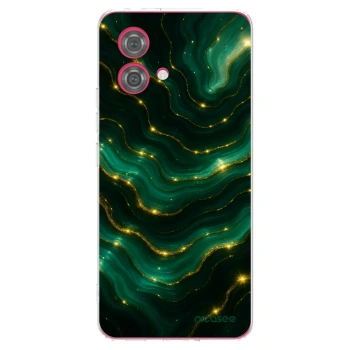 Picasee husă transparentă din silicon pentru Motorola Moto G84 5G - Emerald