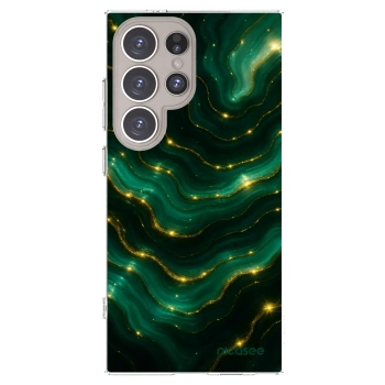 Picasee husă transparentă din silicon pentru Samsung Galaxy S24 Ultra S928B 5G - Emerald