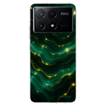 Picasee husă transparentă din silicon pentru Xiaomi Poco X6 Pro - Emerald