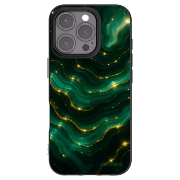 Picasee husă neagră din silicon pentru Apple iPhone 16 Pro - Emerald