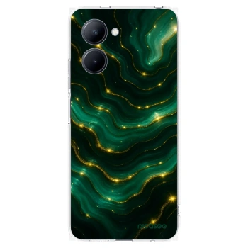 Picasee husă transparentă din silicon pentru Realme C33 (2023) - Emerald