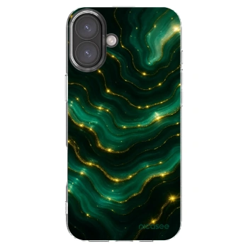 Picasee husă transparentă din silicon pentru Apple iPhone 16 Plus - Emerald