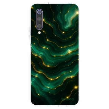 Picasee husă transparentă din silicon pentru Xiaomi Mi 9 - Emerald