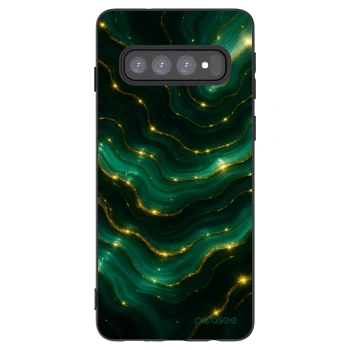 Picasee husă neagră din silicon pentru Samsung Galaxy S10 G973 - Emerald