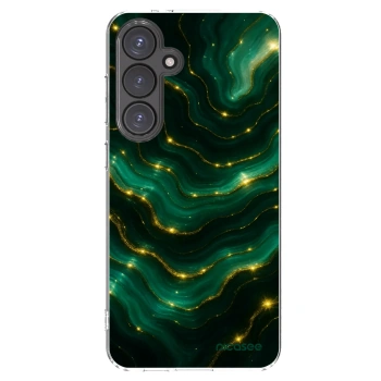 Picasee husă transparentă din silicon pentru Samsung Galaxy S24 FE S721B - Emerald