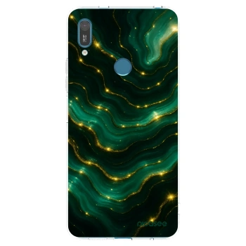 Picasee husă transparentă din silicon pentru Huawei Y7 2019 - Emerald
