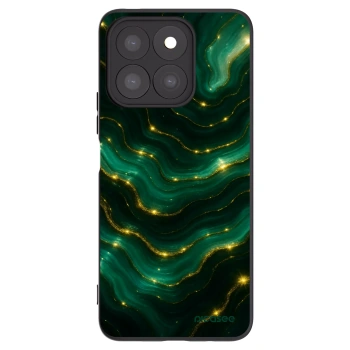 Picasee husă neagră din silicon pentru Honor X8c - Emerald