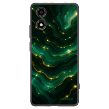 Picasee husă neagră din silicon pentru Motorola Moto E14 - Emerald