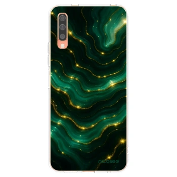 Picasee husă transparentă din silicon pentru Samsung Galaxy A70 A705F - Emerald
