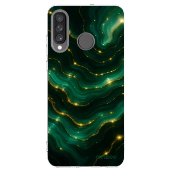 Picasee husă transparentă din silicon pentru Huawei P30 Lite - Emerald