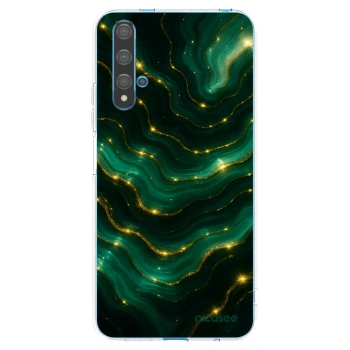 Picasee husă transparentă din silicon pentru Huawei Nova 5T - Emerald
