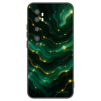 Picasee husă neagră din silicon pentru Xiaomi Mi Note 10 (Pro) - Emerald