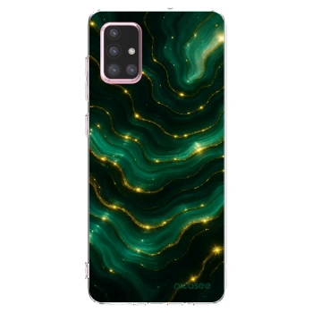 Picasee husă transparentă din silicon pentru Samsung Galaxy A71 A715F - Emerald