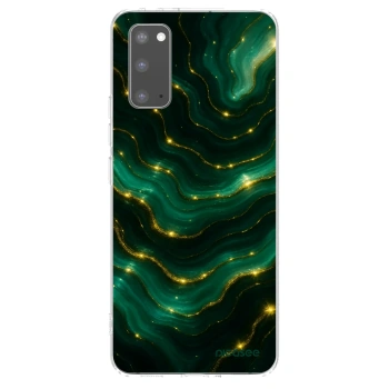 Picasee husă transparentă din silicon pentru Samsung Galaxy S20 G980F - Emerald