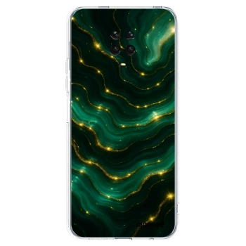 Picasee husă transparentă din silicon pentru Xiaomi Redmi Note 9S - Emerald