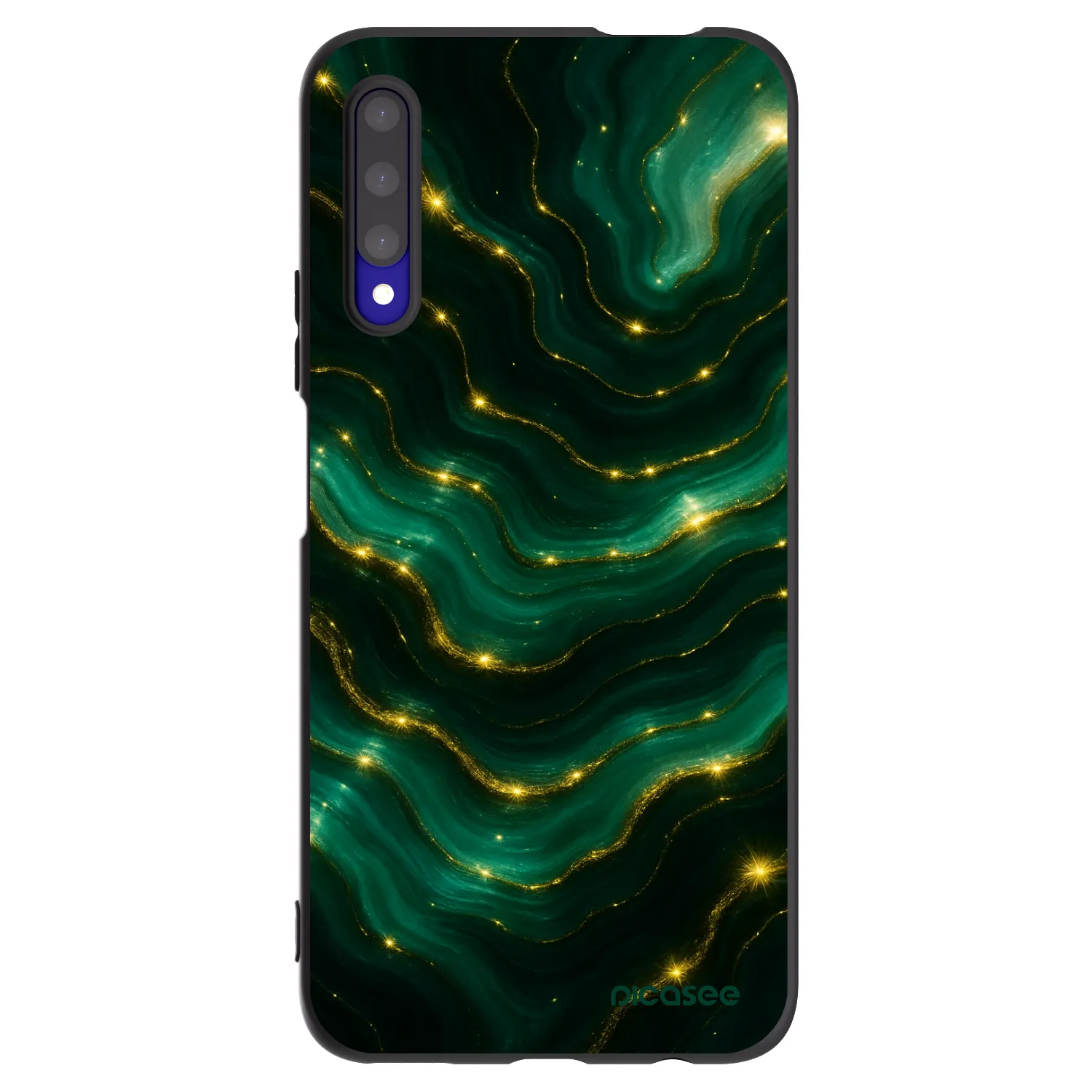 Picasee husă neagră din silicon pentru Honor 9X Pro - Emerald