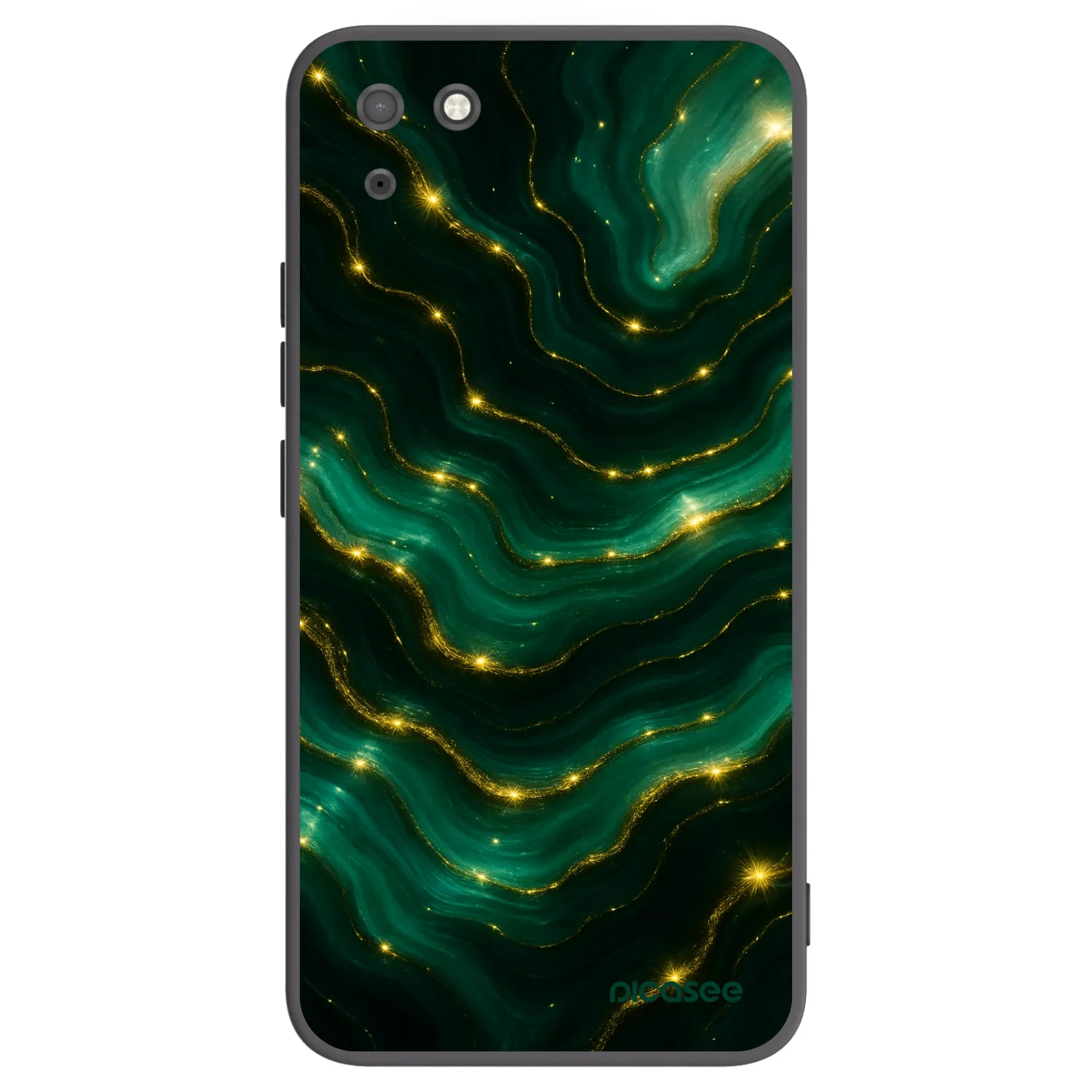 Picasee husă neagră din silicon pentru Huawei Y5P - Emerald