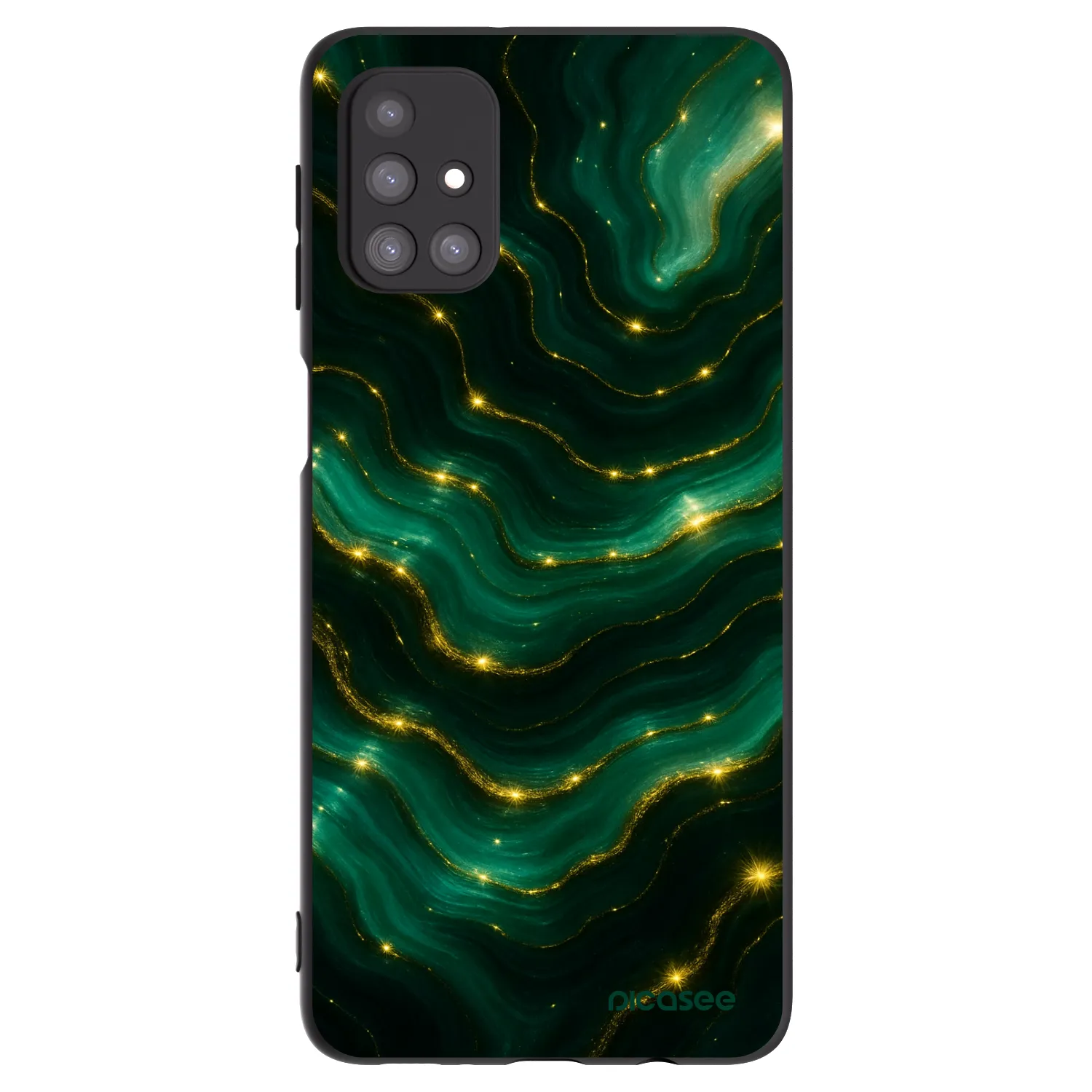 Picasee husă neagră din silicon pentru Samsung Galaxy M31s - Emerald