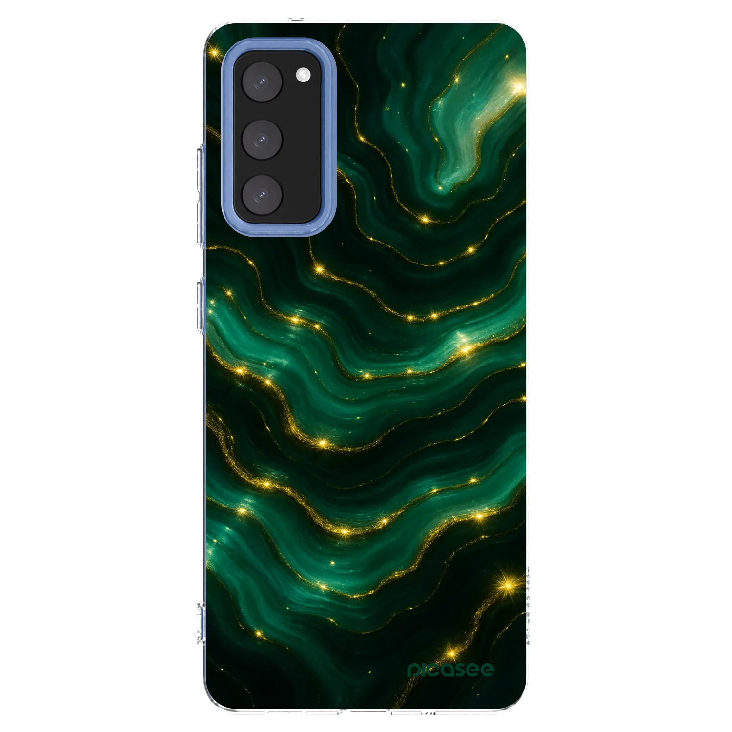 Picasee husă transparentă din silicon pentru Samsung Galaxy S20 FE - Emerald