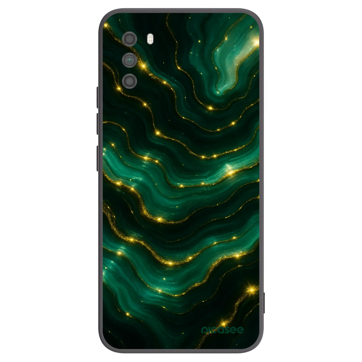Picasee husă neagră din silicon pentru Xiaomi Poco M3 - Emerald