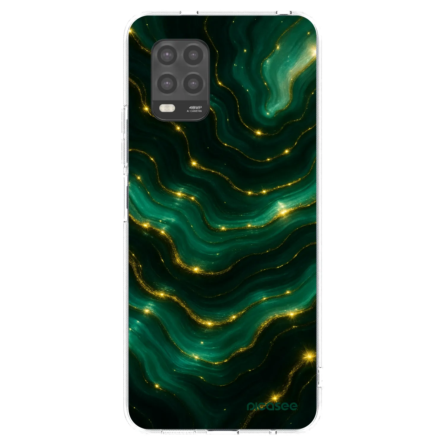 Picasee husă transparentă din silicon pentru Xiaomi Mi 10 Lite - Emerald