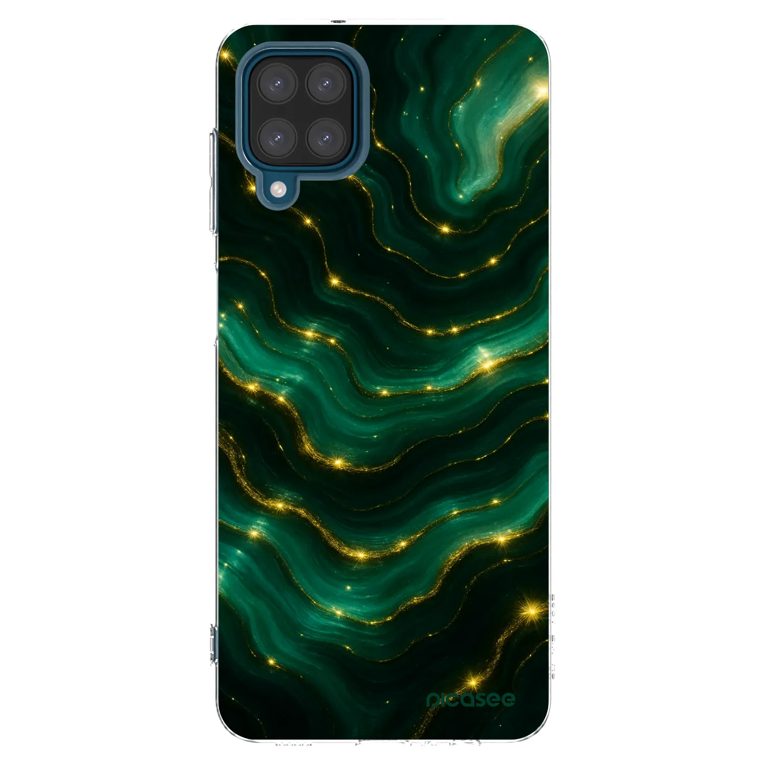 Picasee husă transparentă din silicon pentru Samsung Galaxy A12 A125F - Emerald