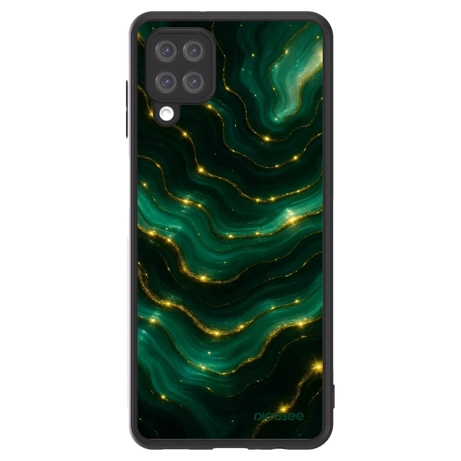 Picasee ULTIMATE CASE pentru Samsung Galaxy A12 A125F - Emerald