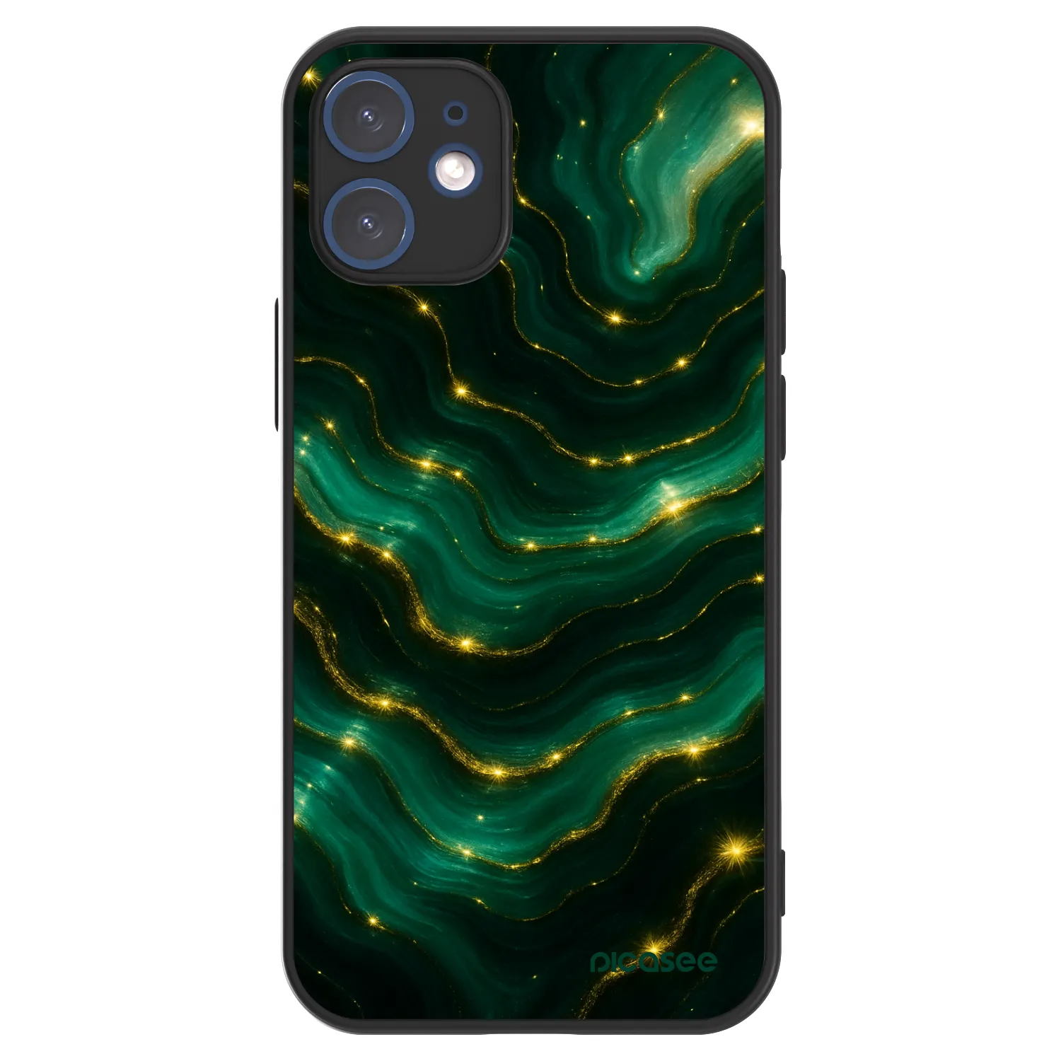 Picasee ULTIMATE CASE pentru Apple iPhone 12 mini - Emerald