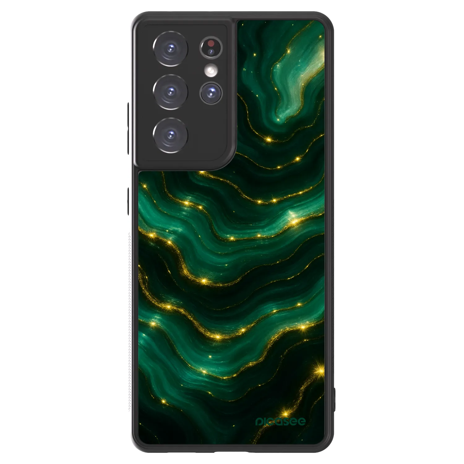 Picasee ULTIMATE CASE pentru Samsung Galaxy S21 Ultra 5G G998B - Emerald