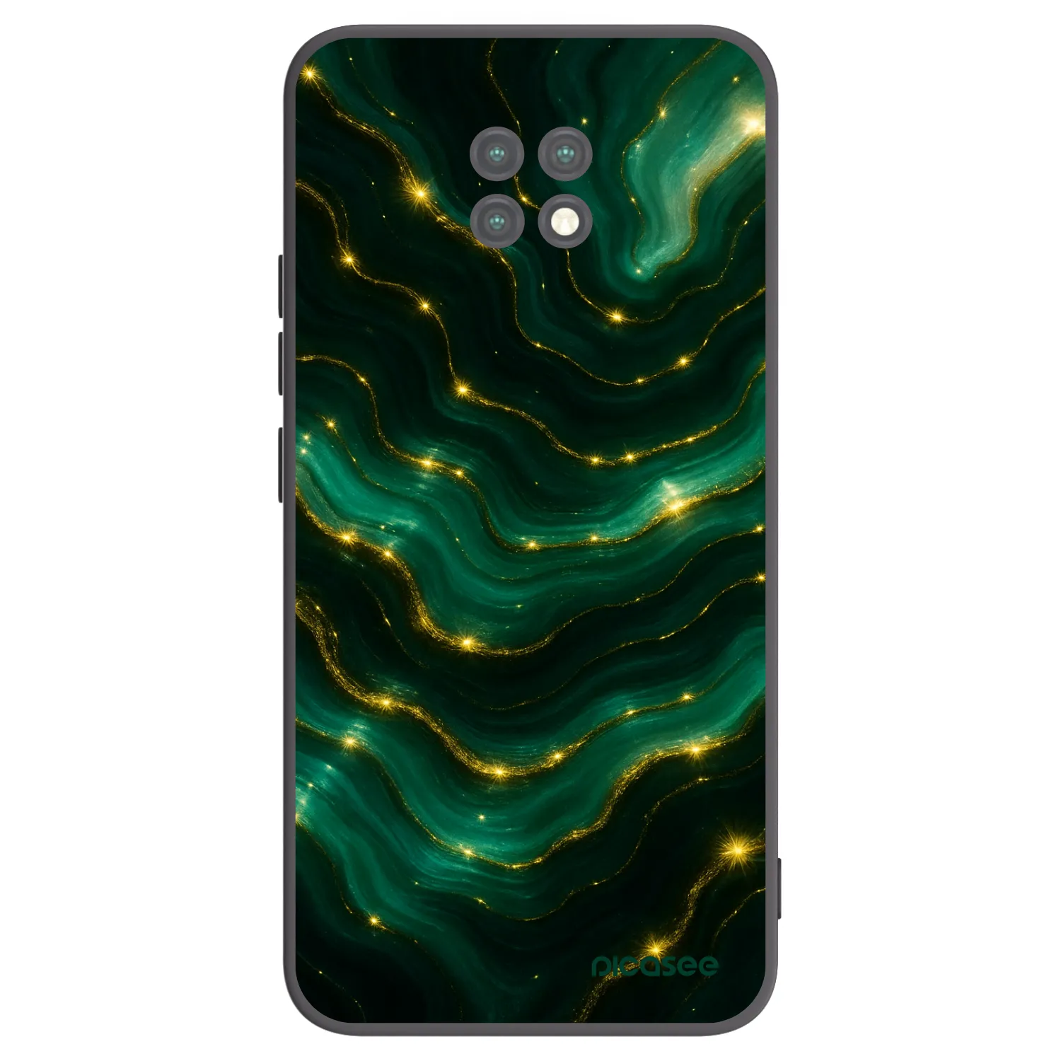 Picasee husă neagră din silicon pentru Xiaomi Redmi Note 9T - Emerald