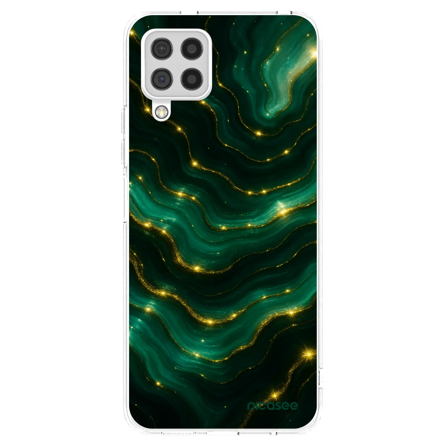 Picasee husă transparentă din silicon pentru Samsung Galaxy A22 A225F 4G - Emerald