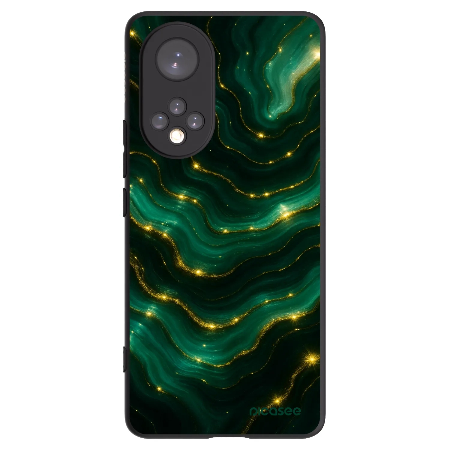 Picasee husă neagră din silicon pentru Honor 50 5G - Emerald