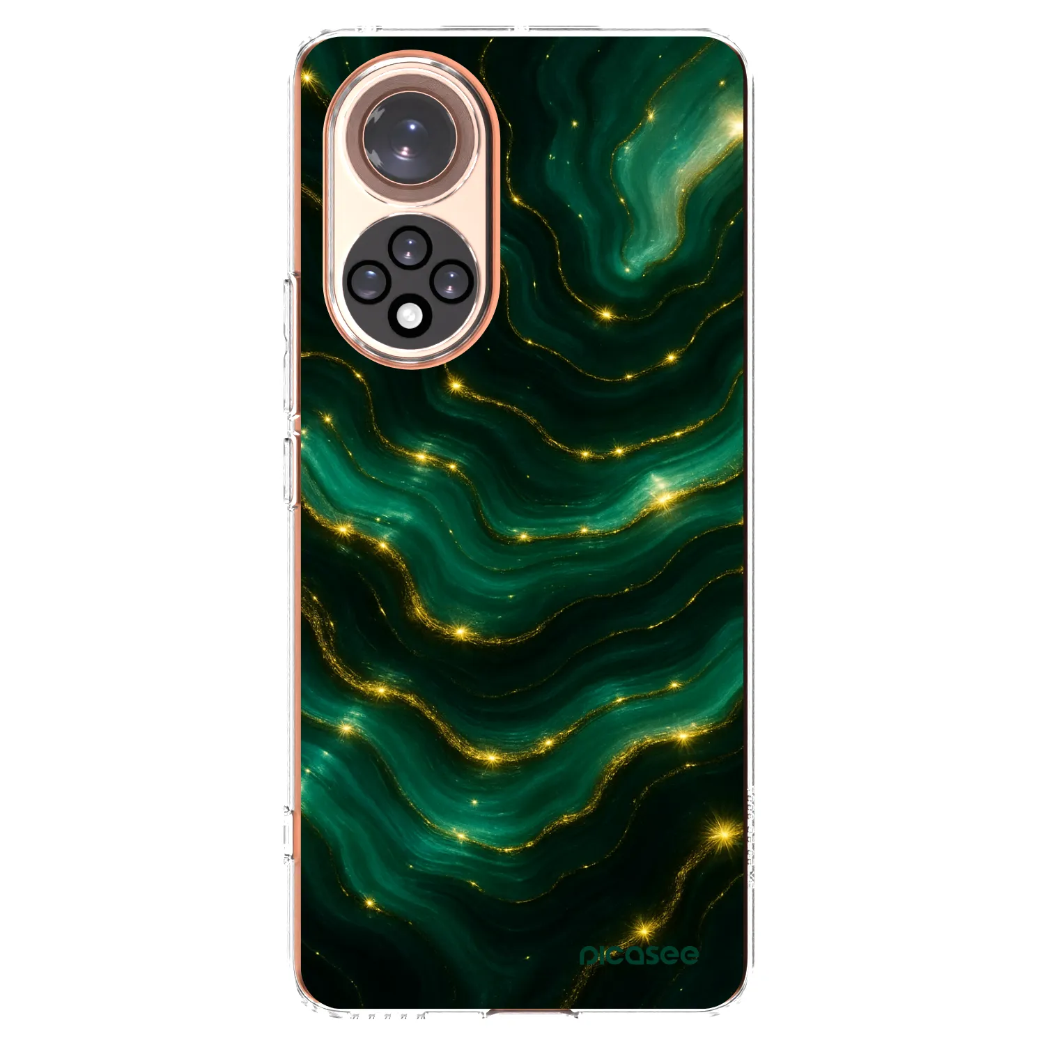 Picasee husă transparentă din silicon pentru Honor 50 5G - Emerald