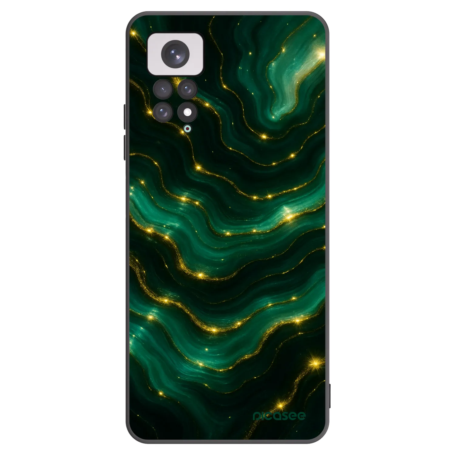 Picasee husă neagră din silicon pentru Xiaomi Redmi Note 11 - Emerald